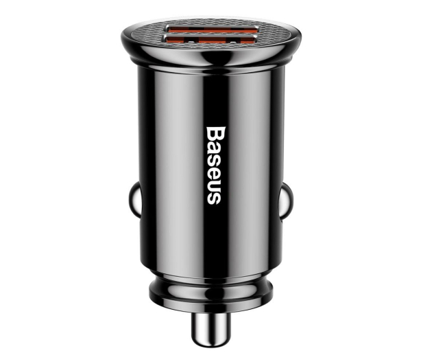 BASEUS Ladowarka samochodowa USB - 2x USB Circular QuickCharge 3,0 5A 30W czarna CCALL-YD01 - 509232 - zdjęcie 2